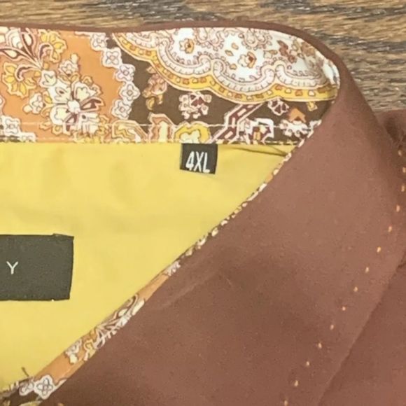 Envy Copper Button Down Long Sleeve size 4XL NWT - Picture 5 of 7